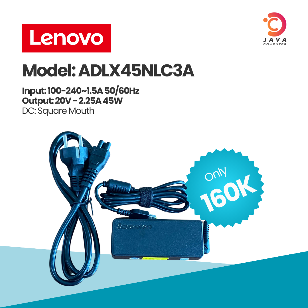 CHARGER LENOVO 2,25A SQUARE