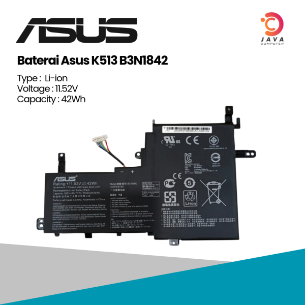 Baterai Asus K513 B3N1842